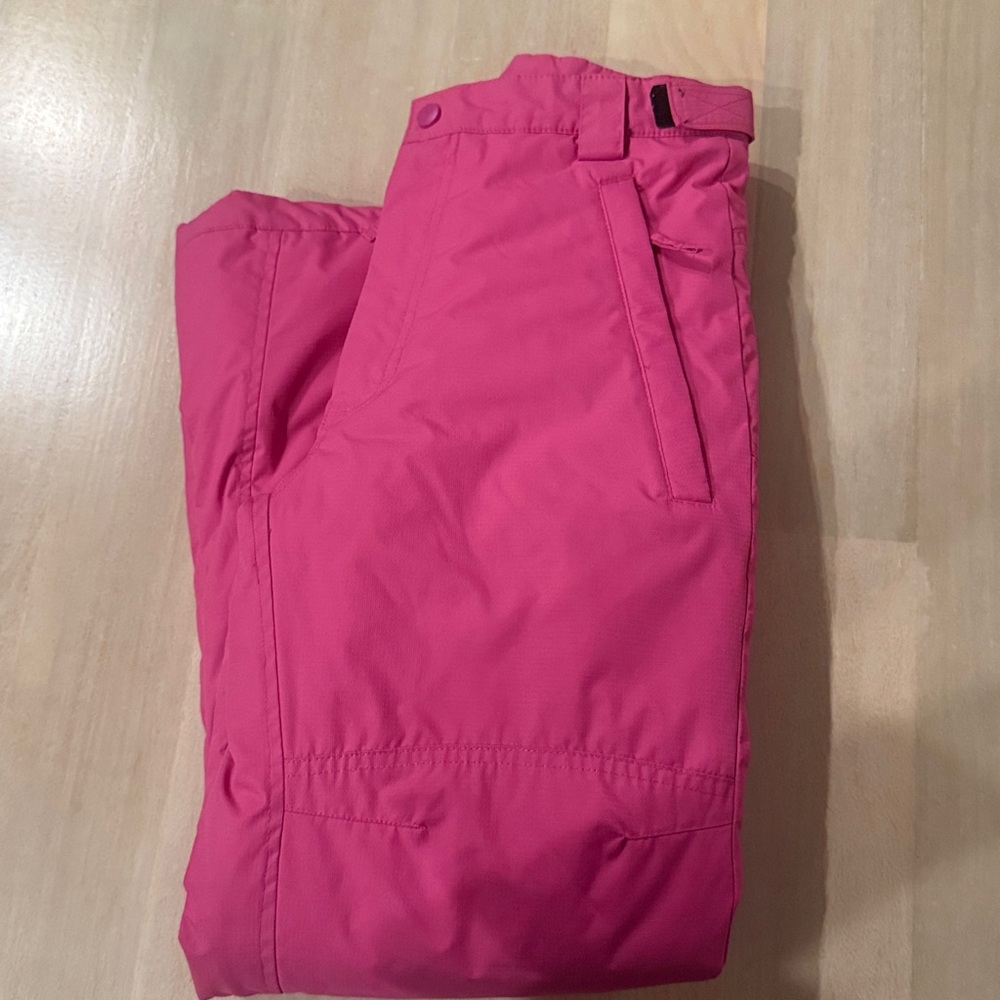 Eddie Bauer - Girls' Snow Pants - Pink Size L (14) - Picture 3 of 4